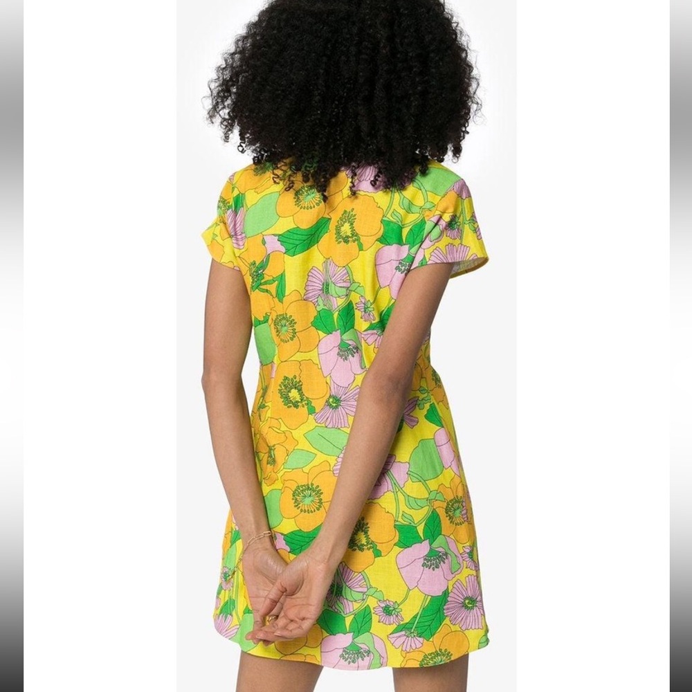 Rixo Lolita Dress in 60s Floral ☀️🍊🌸🍀 - Picture 10 of 14